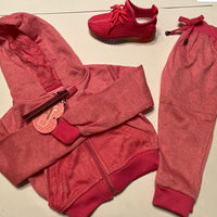 Pink jogging suit